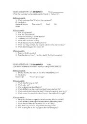 English Worksheet: Dragonfly movie worksheet
