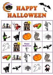 Halloween BINGO No5