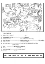 English Worksheet: Present Continuous