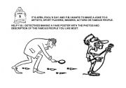 English Worksheet: F.B.I FAKE POSTER