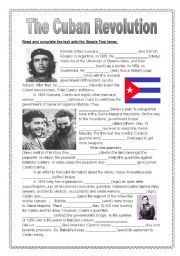English Worksheet: Che Guevara