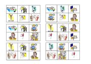 English worksheet: Daily Routine Bingo