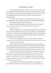 English Worksheet: MC exercise
