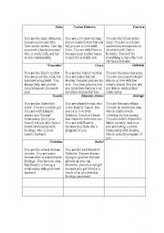 English Worksheet: Soap opera role play