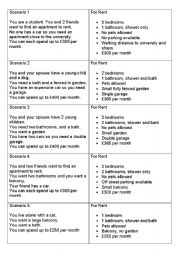 English Worksheet: Speed flatmating