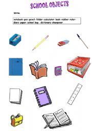 school objects