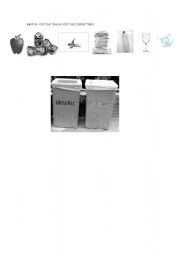 English Worksheet: Lets recycle