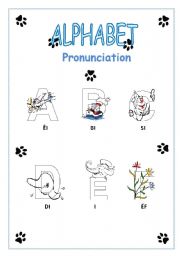 English worksheet: Alphabet