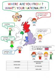 English Worksheet: the United Kingdom