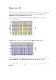 English worksheet: Weather  in the UK