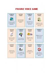 PASSIVE VOICE GAME
