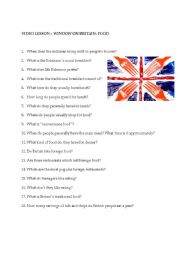 English Worksheet: VIDEO LESSON #1