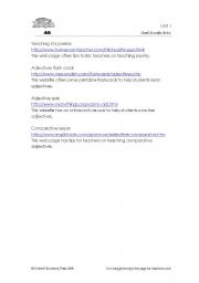 English Worksheet: Superlative