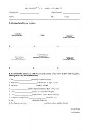 Present Simple worksheet