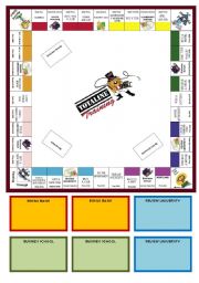 English Worksheet: SPEND TO WIN BOARD GAME