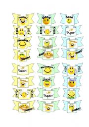 English Worksheet: Super stickers to encourage your students !
