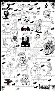 English Worksheet: halloween