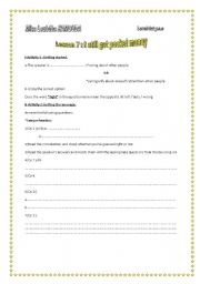 English Worksheet: I still get pocket money
