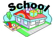 English Worksheet: Colours and school