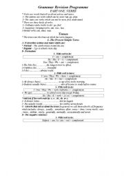 English worksheet: grammar revision worksheet