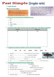 Past Simple ( irregular verbs ) 2