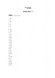 English worksheet: vocabulary 7th-9th graders