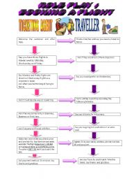 English Worksheet: Booking a flight