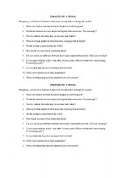 English worksheet: Changelling