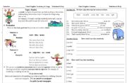 English Worksheet: similes