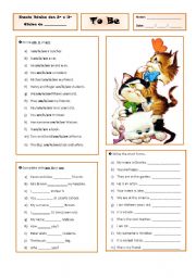 English Worksheet: To be