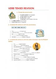 English Worksheet: present simple revision