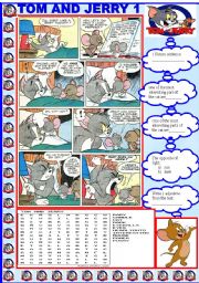 English Worksheet: TOM AND JERRY 1