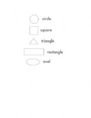 English Worksheet: Basic Shapes for Kids