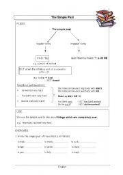 English Worksheet: the simple past 