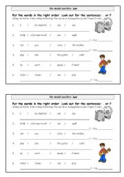 English word order