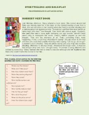 English Worksheet: Reporter for one day