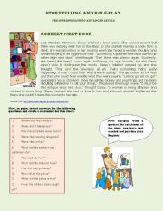 English worksheet: Reporter for one day