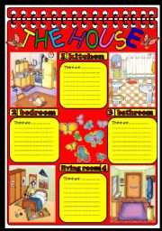 English Worksheet: THE HOUSE
