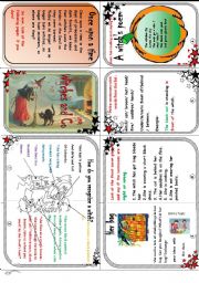 English Worksheet: How do you recognize a witch? ( reading comp.+ reading and speaking activities)