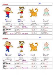 English Worksheet: BE