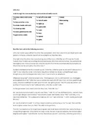 English worksheet: Reading Comprehension