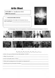 English Worksheet: Artic Blast film
