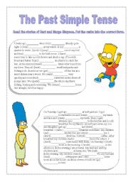 The Past Simple Tense with Simpsons