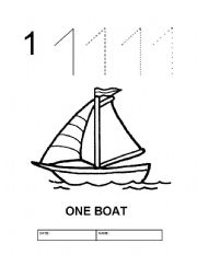 English Worksheet: number1