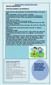 English Worksheet: Football World Cup