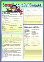 English Worksheet: Second conditional