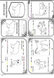 English Worksheet: Brown bear, brown bear what do you see minibook