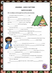 English Worksheet: GRAMMAR - PAST SIMPLE - 