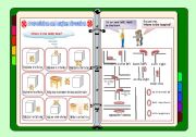 English Worksheet: Preposition and asking direction