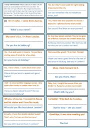 English Worksheet: Loop Conversation (1)